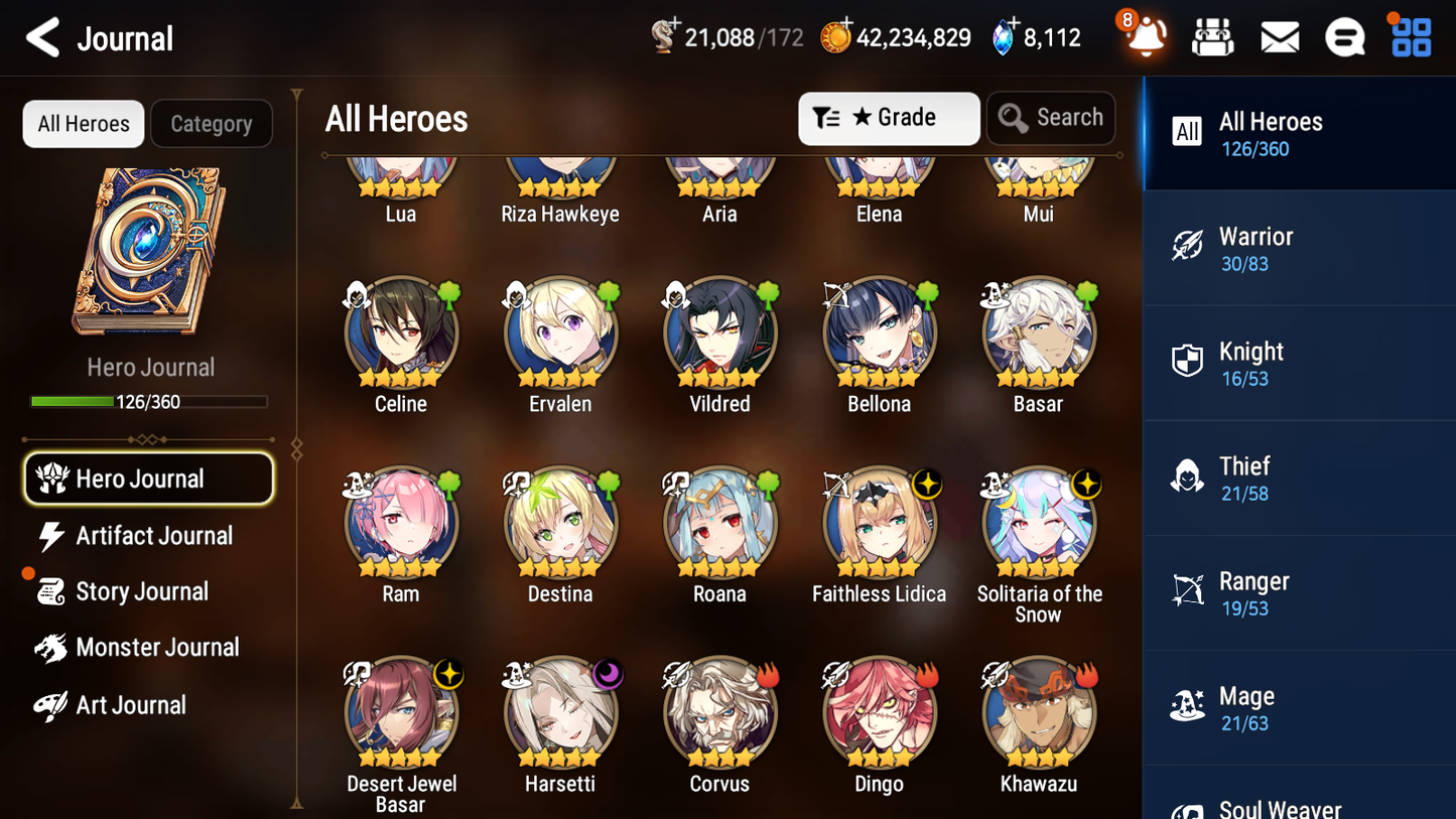 [GLOBAL] [INSTANT] Epic 7 Seven 4ML Harsetti Solitaria Faithless Lidica DJ Desert Jewel Basar + 43ML pulls + 20 Speed + Name Starter Account-Mobile Games Starter