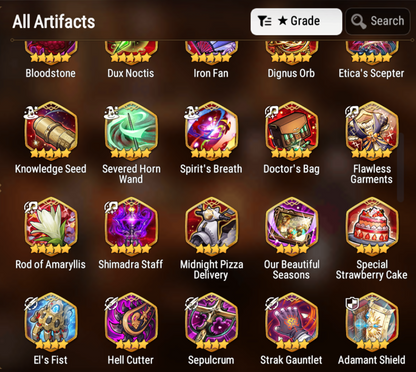 [GLOBAL] [INSTANT] Epic 7 Seven 4ML Harsetti Top Model Luluca Archdemon's Shadow Sez + 63ML pulls 11k skystones 1300 mystics+ Name Starter Account-Mobile Games Starter