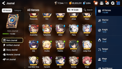 [GLOBAL] [INSTANT] Epic 7 Seven 4ML Harsetti Zio Last Rider Krau + 40ML pulls + 20 Speed + Name Starter Account-Mobile Games Starter