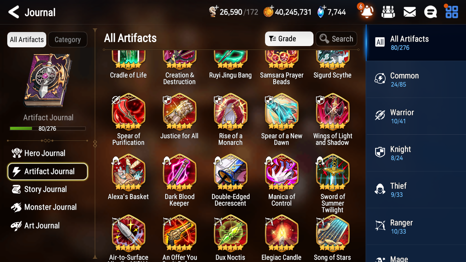 [GLOBAL] [INSTANT] Epic 7 Seven 4ML Lisette Boss Arunka Remnant Violet Apocalypse Ravi + 69ML pulls +2x 20 Speed + Luna Skin + Name Starter Account-Mobile Games Starter