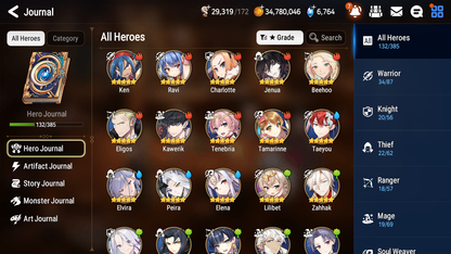 [GLOBAL] [INSTANT] Epic 7 Seven 4ML Lisette Empyrean Ilynav Conqueror Lilias Angel + 63ML pulls +2x 20 Speed + Luna Skin + Name Starter Account-Mobile Games Starter