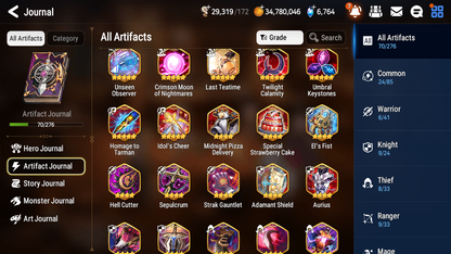 [GLOBAL] [INSTANT] Epic 7 Seven 4ML Lisette Empyrean Ilynav Conqueror Lilias Angel + 63ML pulls +2x 20 Speed + Luna Skin + Name Starter Account-Mobile Games Starter