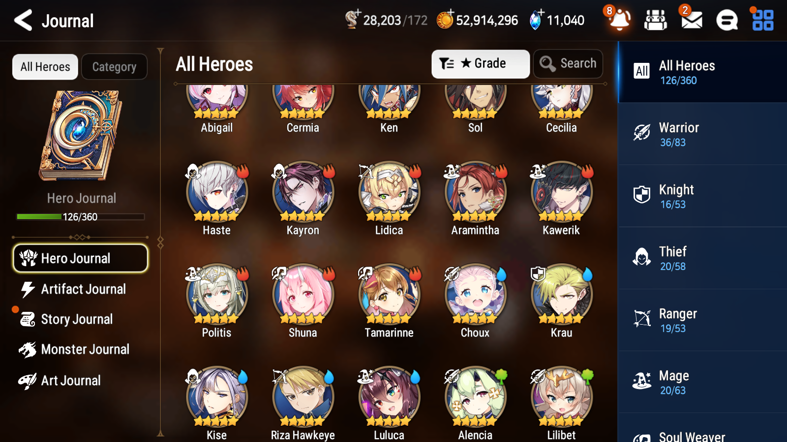 [GLOBAL] [INSTANT] Epic 7 Seven 4ML New Moon Luna Lionheart Cermia Apocalypse Ravi Corvus +11k Gems + 50ML pulls + 20 Speed Starter Account-Mobile Games Starter