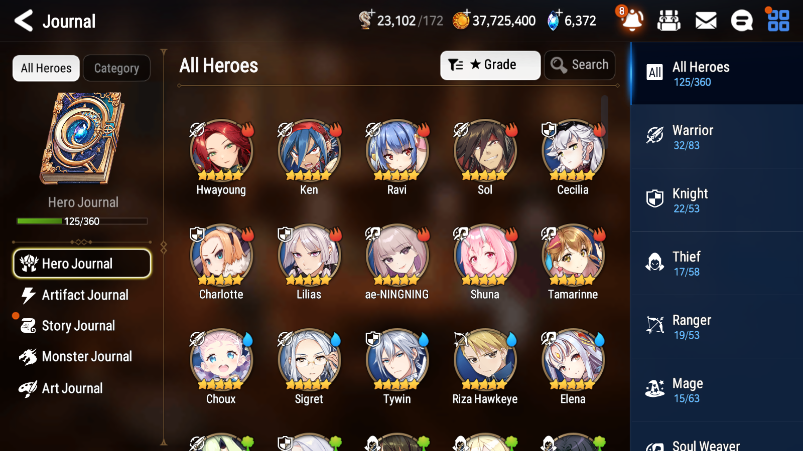 [GLOBAL] [INSTANT] Epic 7 Seven 4ML New Moon Luna Pirate Captain Flan Briar Witch Iseria DJ Basar + 39ML pulls + 20 Speed Starter Account-Mobile Games Starter