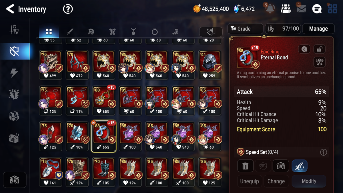 [GLOBAL] [INSTANT] Epic 7 Seven 4ML New Moon Luna Pirate Captain Flan Briar Witch Iseria DJ Basar + 53ML pulls + 2x 20 Speed + Luna Skin Starter Account-Mobile Games Starter