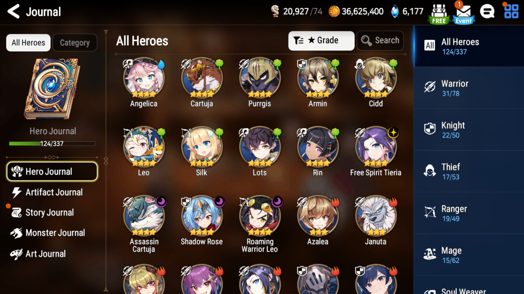 [GLOBAL] [INSTANT] Epic 7 Seven 4ML New Moon Luna Pirate Captain Flan Briar Witch Iseria DJ Basar + ML pulls Starter Account-Mobile Games Starter