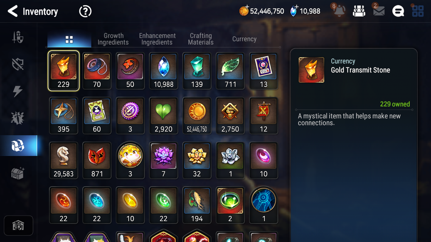 [GLOBAL] [INSTANT] Epic 7 Seven 4ML New Moon Luna Requiem Roana Dark Corvus Fallen Cecilia Jack +11k Gems + 50ML pulls + 20 Speed Starter Account-Mobile Games Starter