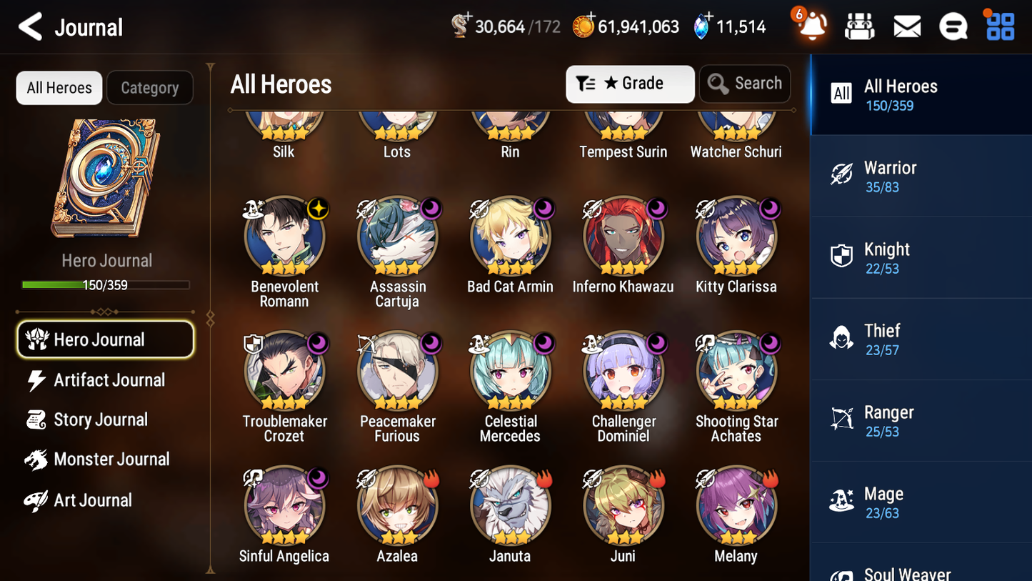 [GLOBAL] [INSTANT] Epic 7 Seven 4ML Rinak + Solitaria of the Snow Dark Corvus Operator Sigret Pavel + 77ML pulls 11k skystones 1300 mystics+20 Speed+ Name Starter Account-Mobile Games Starter