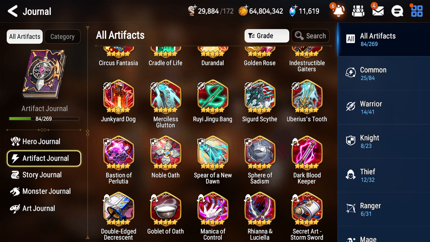 [GLOBAL] [INSTANT] Epic 7 Seven 4ML Salome Abyssal Yufine Top Model Luluca Architect Laika + 77ML pulls 11k skystones mystics+ 20 Speed + 4 Sets Gear +Name Starter Account-Mobile Games Starter