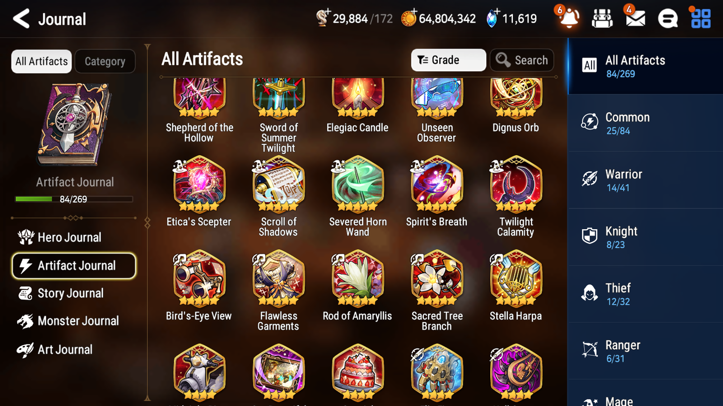 [GLOBAL] [INSTANT] Epic 7 Seven 4ML Salome Abyssal Yufine Top Model Luluca Architect Laika + 77ML pulls 11k skystones mystics+ 20 Speed + 4 Sets Gear +Name Starter Account-Mobile Games Starter