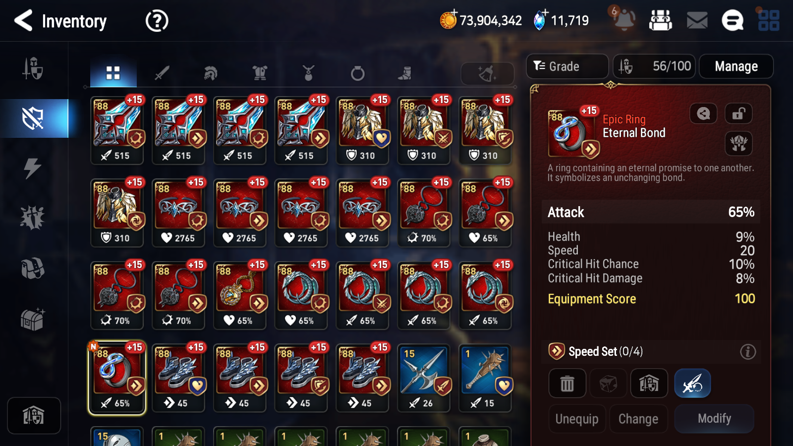 [GLOBAL] [INSTANT] Epic 7 Seven 4ML Salome Abyssal Yufine Top Model Luluca Architect Laika + 91ML pulls 11k skystones mystics+ 2x 20 Speed + 4 Sets Gear + Luna Skin+Name Starter Account-Mobile Games Starter