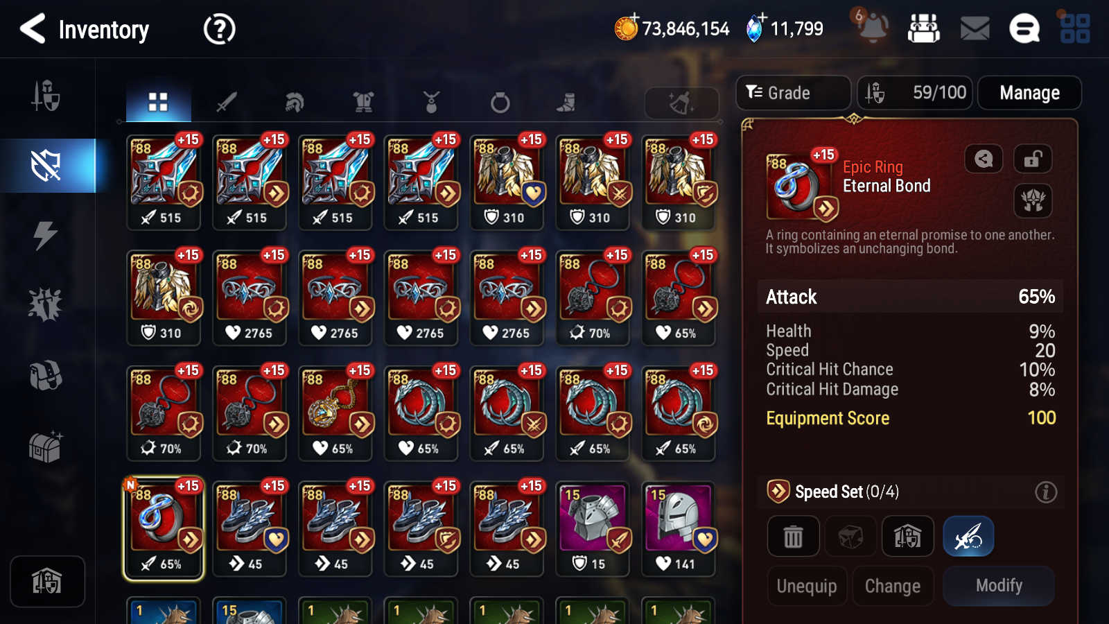 [GLOBAL] [INSTANT] Epic 7 Seven 5ML 1LIM Harsetti Top Model Luluca Archdemon's Shadow Sez Summer Fumyr + 91ML pulls 11k skystones mystics+ 2x 20 Speed + 4 Sets Gear + Luna Skin +Name Starter Account-Mobile Games Starter