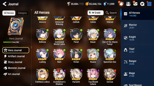 [GLOBAL] [INSTANT] Epic 7 Seven 5ML 1LIM Harsetti Top Model Luluca Archdemon's Shadow Sez Summer Fumyr + 77ML pulls 11k skystones mystics+ 20 Speed + 4 Sets Gear +Name Starter Account-Mobile Games Starter