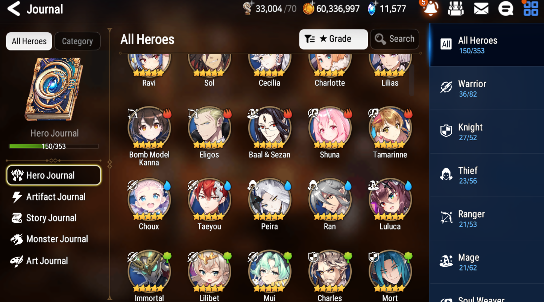 [GLOBAL] [INSTANT] Epic 7 Seven 5ML Abyssal Yufine Faithless Lidica Commander Pavel Tywin Charlotte Angel Angelica + 63ML pulls 11k skystones 1300 mystics+ Name Starter Account-Mobile Games Starter