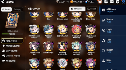 [GLOBAL] [INSTANT] Epic 7 Seven 5ML Abyssal Yufine Faithless Lidica Commander Pavel Tywin Charlotte Angel Angelica + 63ML pulls 11k skystones 1300 mystics+ Name Starter Account-Mobile Games Starter