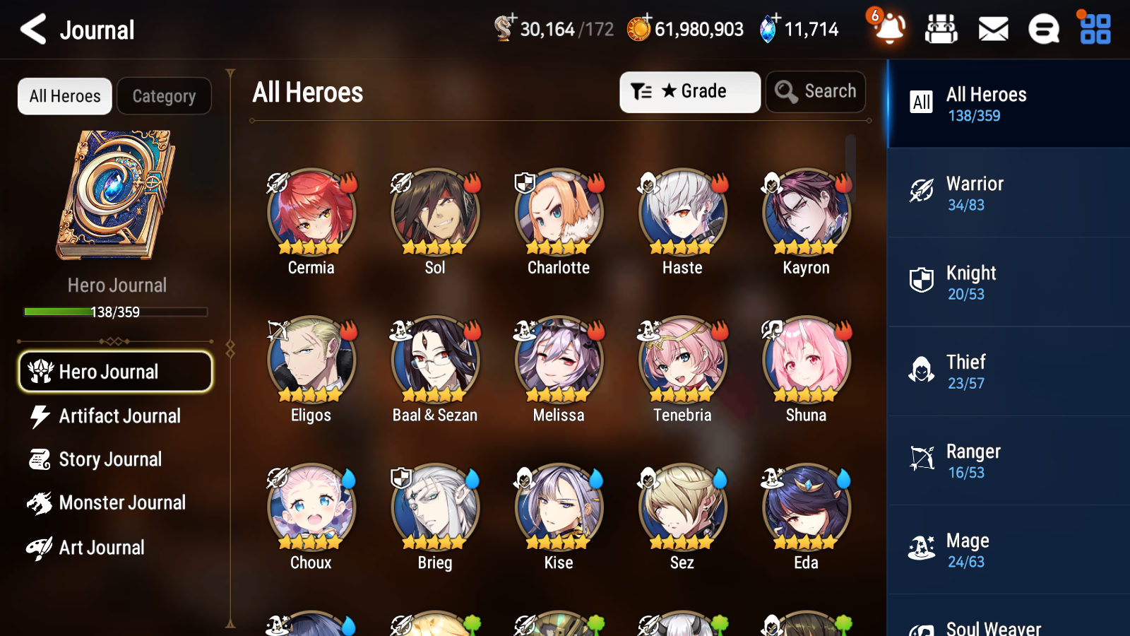 [GLOBAL] [INSTANT] Epic 7 Seven 5ML Abyssal Yufine Requiem Roana Designer Lilibet DJ Basar Arbiter+ 77ML pulls 11k skystones 1300 mystics+20 Speed + Name Starter Account-Mobile Games Starter