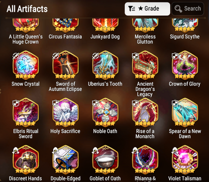 [GLOBAL] [INSTANT] Epic 7 Seven 4ML Abyssal Yufine Requiem Roana Designer Lilibet DJ Basar + 63ML pulls 11k skystones 1300 mystics+ Name Starter Account-Mobile Games Starter