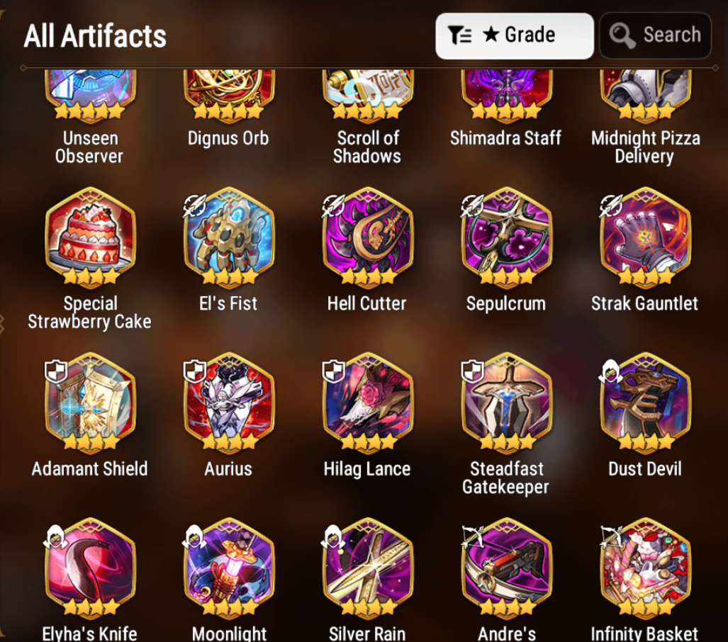 [GLOBAL] [INSTANT] Epic 7 Seven 4ML Boss Arunka Conqueror Lilias Judge Kise Elena + ML pulls + Name Starter Account-Mobile Games Starter