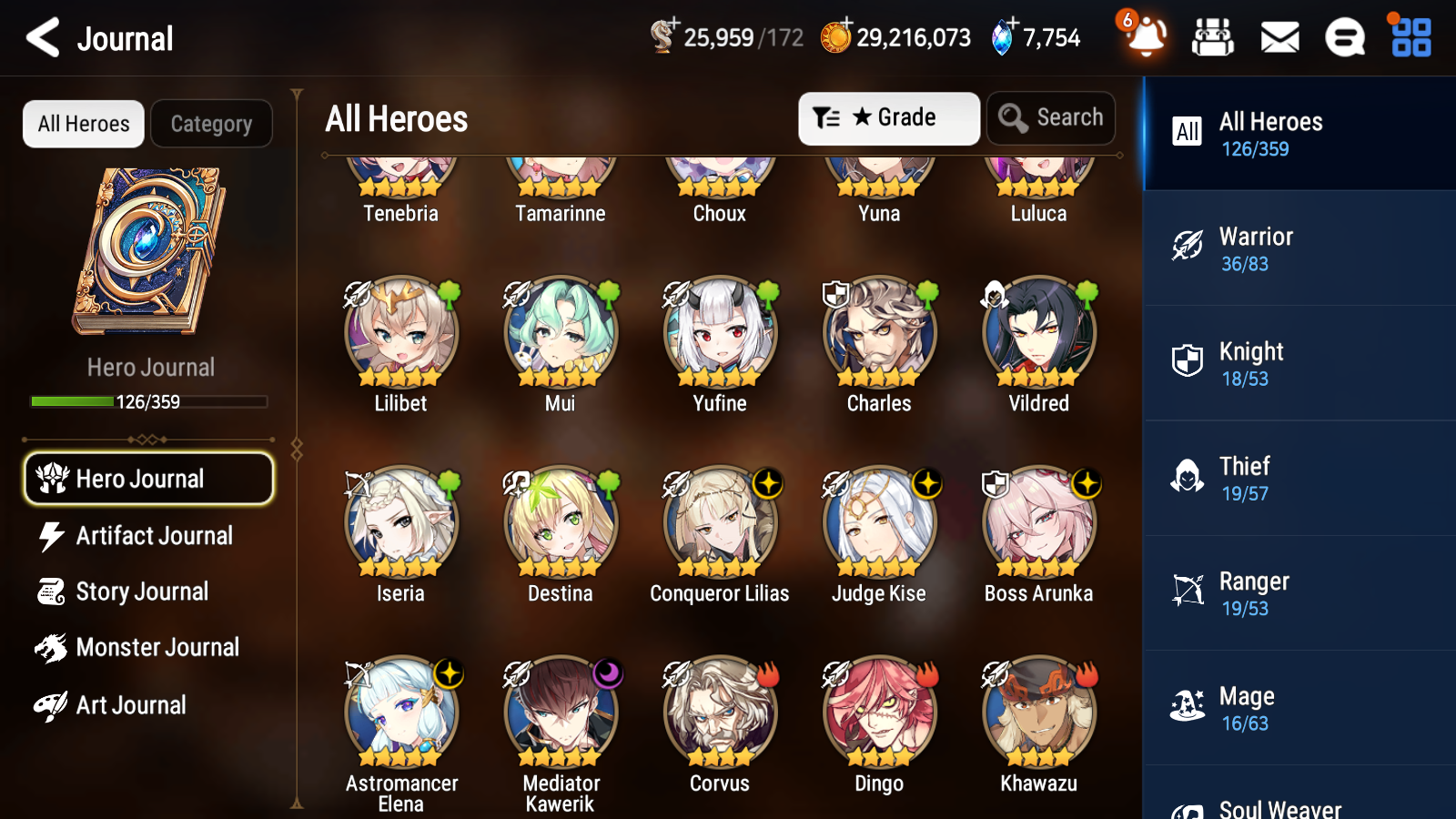 [GLOBAL] [INSTANT] Epic 7 Seven 4ML Boss Arunka Conqueror Lilias Judge Kise Elena Mediator Kawerik+ 55ML pulls + 20 Speed + Name Starter Account-Mobile Games Starter