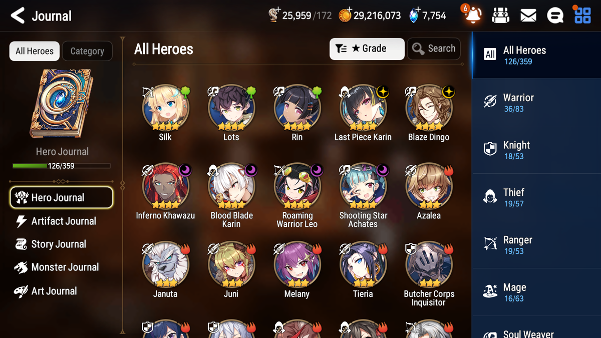 [GLOBAL] [INSTANT] Epic 7 Seven 4ML Boss Arunka Conqueror Lilias Judge Kise Elena Mediator Kawerik+ 55ML pulls + 20 Speed + Name Starter Account-Mobile Games Starter