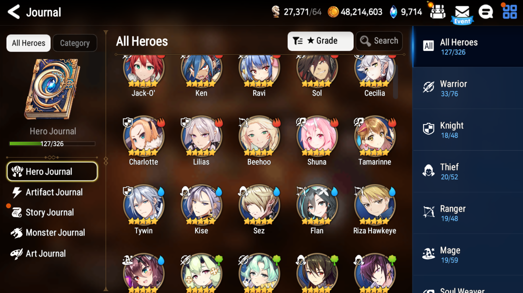 [GLOBAL] [INSTANT] Epic 7 Seven 5ML Conqueror Lilias Dragon King Sharun Lionheart Cermia Last Rider Krau Dark Corvus + ML pulls Starter Account-Mobile Games Starter