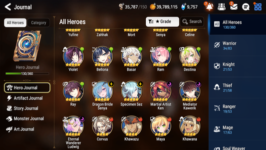 [GLOBAL] [INSTANT] Epic 7 Seven 5ML Dragon Bride Senya Mediator Kawerik Ludwig + 60ML pulls + 20 Speed + Name Starter Account-Mobile Games Starter