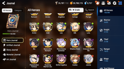 [GLOBAL] [INSTANT] Epic 7 Seven 5ML Dragon Bride Senya Mediator Kawerik Ludwig + 60ML pulls + 20 Speed + Name Starter Account-Mobile Games Starter