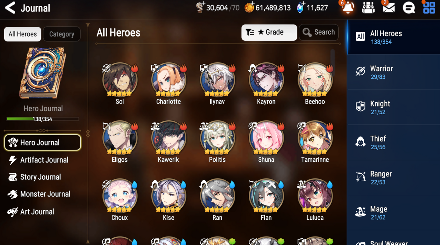 [GLOBAL] [INSTANT] Epic 7 Seven 5ML Dragon Bride Senya Requiem Roana Luluca Iseria Ken + 63ML pulls 11k skystones 1300 mystics+ Name Starter Account-Mobile Games Starter