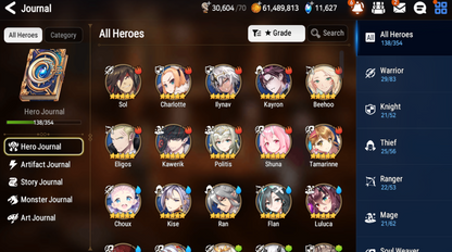 [GLOBAL] [INSTANT] Epic 7 Seven 5ML Dragon Bride Senya Requiem Roana Luluca Iseria Ken + 63ML pulls 11k skystones 1300 mystics+ Name Starter Account-Mobile Games Starter