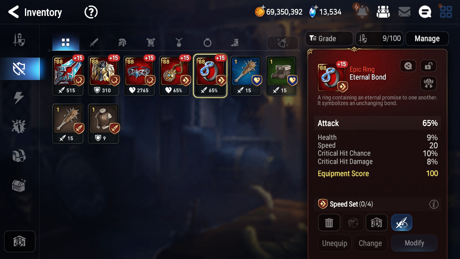 [GLOBAL] [INSTANT] Epic 7 Seven 5ML Empyrean Ilynav Conqueror Lilias Celine Eternal Wanderer Ludwig + 96ML pulls 13k skystones 3000 mystics+2x 20 Speed+ Luna Skin + Name Starter Account-Mobile Games Starter
