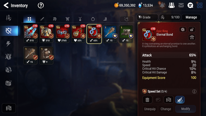 [GLOBAL] [INSTANT] Epic 7 Seven 5ML Empyrean Ilynav Conqueror Lilias Celine Eternal Wanderer Ludwig + 96ML pulls 13k skystones 3000 mystics+2x 20 Speed+ Luna Skin + Name Starter Account-Mobile Games Starter