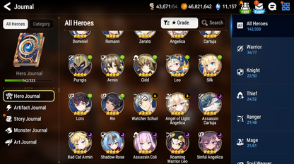 [GLOBAL] [INSTANT] Epic 7 Seven 5ML Empyrean Ilynav Sea Phantom Politis Chloe Violet Celine+ 55ML pulls 11k skystones 2450 mystics+ Name Starter Account-Mobile Games Starter