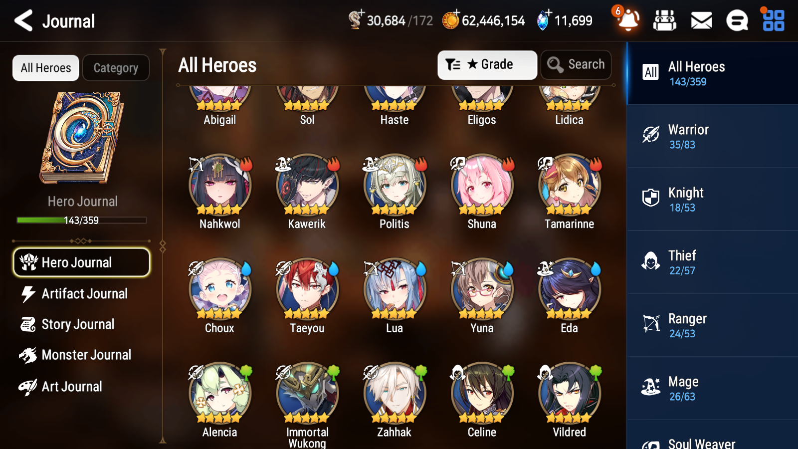 [GLOBAL] [INSTANT] Epic 7 Seven 5ML Harsetti Top Model Luluca Archdemon's Shadow Sez + 77ML pulls 11k skystones 1300 mystics+ 20 Speed +Name Starter Account-Mobile Games Starter