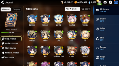 [GLOBAL] [INSTANT] Epic 7 Seven 5ML Navy Captain Landy Abyssal Yufine + ML pulls + Name Starter Account-Mobile Games Starter