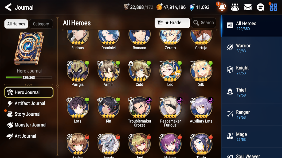 [GLOBAL] [INSTANT] Epic 7 Seven 5ML New Moon Luna Commander Pavel Vivian Maid Chloe Belian+11k Gems + 48ML pulls + 20 Speed Starter Account-Mobile Games Starter