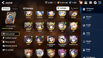 [GLOBAL] [INSTANT] Epic 7 Seven 5ML New Moon Luna Commander Pavel Vivian Maid Chloe Belian+11k Gems + 48ML pulls + 20 Speed Starter Account-Mobile Games Starter