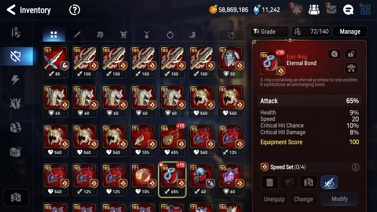[GLOBAL] [INSTANT] Epic 7 Seven 5ML New Moon Luna Commander Pavel Vivian Maid Chloe Belian+11k Gems + 62ML pulls + 2x 20 Speed + Luna Skin Starter Account-Mobile Games Starter