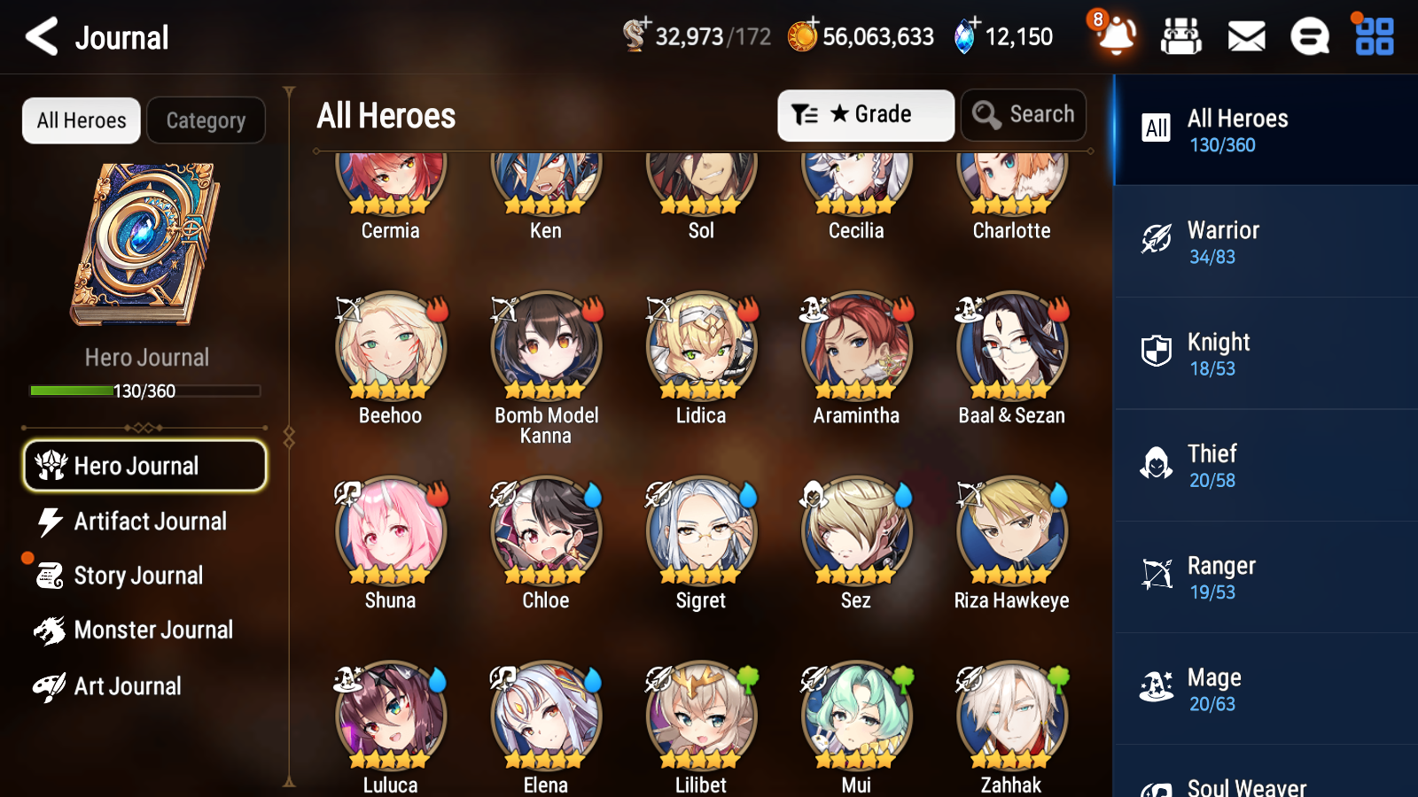 [GLOBAL] [INSTANT] Epic 7 Seven 5ML New Moon Luna Remnant Vivian Charlotte Commander Pavel+11k Gems +54 ML pulls + 20 Speed Starter Account-Mobile Games Starter