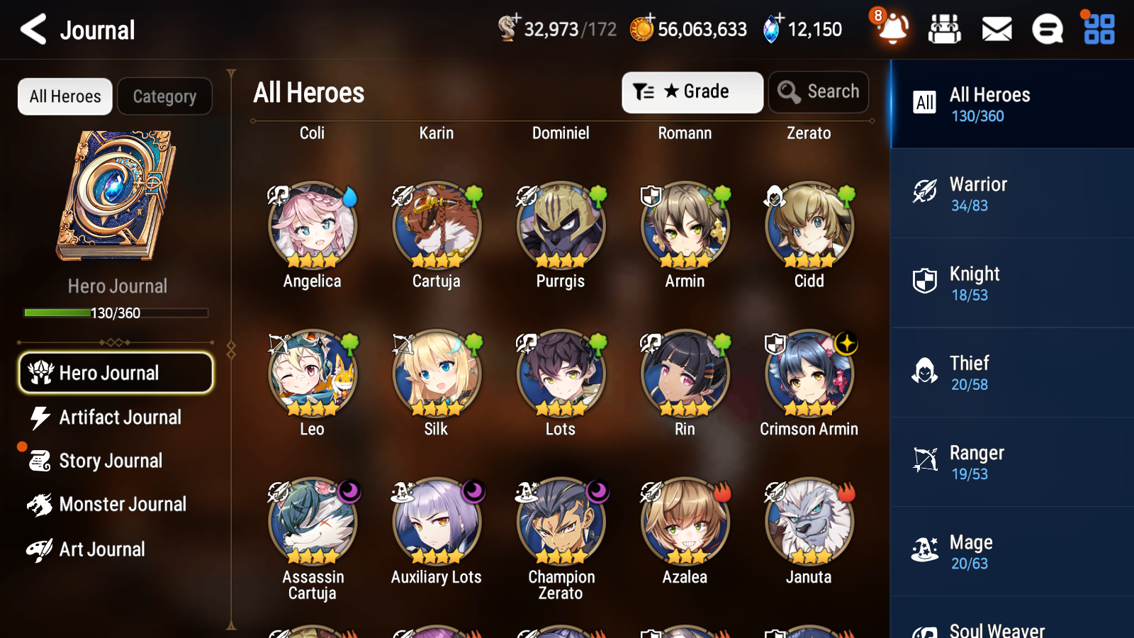 [GLOBAL] [INSTANT] Epic 7 Seven 5ML New Moon Luna Remnant Vivian Charlotte Commander Pavel+11k Gems +54 ML pulls + 20 Speed Starter Account-Mobile Games Starter