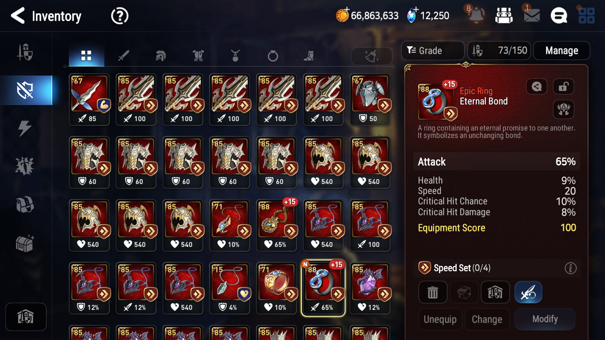 [GLOBAL] [INSTANT] Epic 7 Seven 5ML New Moon Luna Remnant Vivian Charlotte Commander Pavel+11k Gems +68 ML pulls + 2x 20 Speed + Luna Skin Starter Account-Mobile Games Starter