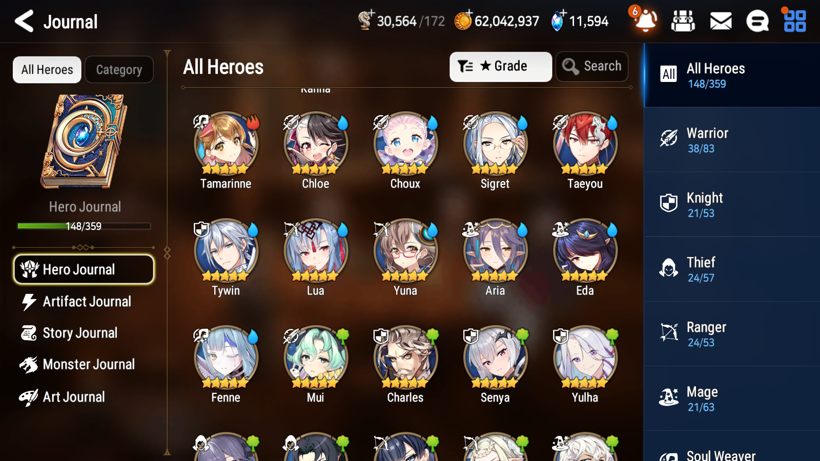 [GLOBAL] [INSTANT] Epic 7 Seven 5ML Rinak + Corvus Judge Kise Martial Artist Ken Specter Tenebria Top Model Luluca + 77ML pulls 11k skystones 1300 mystics+20 Speed + Name Starter Account-Mobile Games Starter