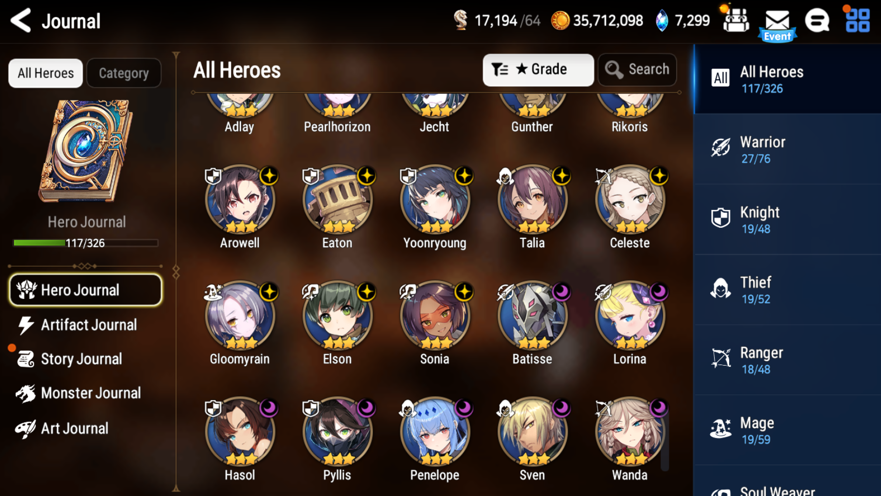 [GLOBAL] [INSTANT] Epic 7 Seven 5ML Sea Phantom Politis Fallen Cecilia Maid Chloe ++ ML pulls + Name Starter Account-Mobile Games Starter