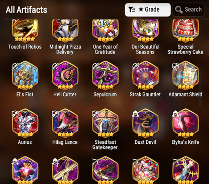 [GLOBAL] [INSTANT] Epic 7 Seven 5ML Straze Zio + ML pulls Starter Account-Mobile Games Starter