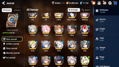 [GLOBAL] [INSTANT] Epic 7 Seven 6ML 1LIM Abyssal Yufine Maid Chloe Solitaria Designer Lilibet Eternal Ludwig Choux Angel Angelica Summer Fumyr + 77ML pulls 11k skystones 1300 mystics+20 Speed + Name Starter Account-Mobile Games Starter