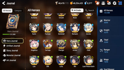 [GLOBAL] [INSTANT] Epic 7 Seven 6ML 1LIM Navy Captain Landy Abyssal Yufine Hecate + 53ML pulls +20 Speed+ Name Starter Account-Mobile Games Starter