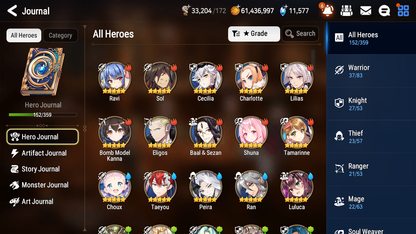 [GLOBAL] [INSTANT] Epic 7 Seven 6ML Abyssal Yufine Faithless Lidica Commander Pavel Tywin Charlotte Angel Angelica + 77ML pulls 11k skystones 1300 mystics+20 Speed + Name Starter Account-Mobile Games Starter