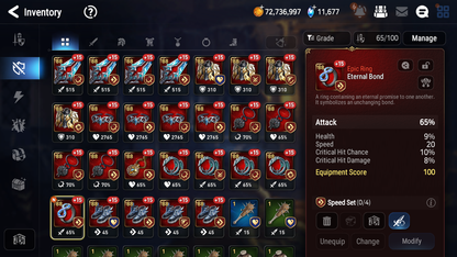 [GLOBAL] [INSTANT] Epic 7 Seven 6ML Abyssal Yufine Faithless Lidica Commander Pavel Tywin Charlotte Angel Angelica + 91ML pulls 11k skystones mystics+2x 20 Speed + 4 Sets Gear + Luna Skin + Name Starter Account-Mobile Games Starter