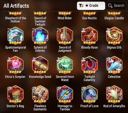 [GLOBAL] [INSTANT] Epic 7 Seven 5ML Abyssal Yufine Maid Chloe Solitaria Designer Lilibet Eternal Ludwig Angel Angelica+ 63ML pulls 11k skystones 1300 mystics+ Name Starter Account-Mobile Games Starter