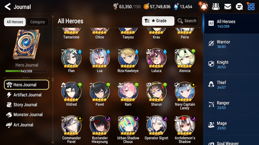 [GLOBAL] [INSTANT] Epic 7 Seven 6ML Bystander Hwayoung Navy Captain Landy + 83ML pulls 13k skystones 3100 mystics+20 Speed+ Name Starter Account-Mobile Games Starter