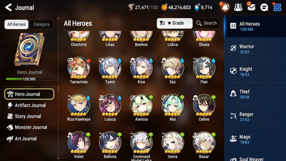 [GLOBAL] [INSTANT] Epic 7 Seven 6ML Conqueror Lilias Dragon King Sharun Lionheart Cermia Last Rider Krau Dark Corvus Operator Sigret + 46ML pulls + 20 Speed Starter Account-Mobile Games Starter